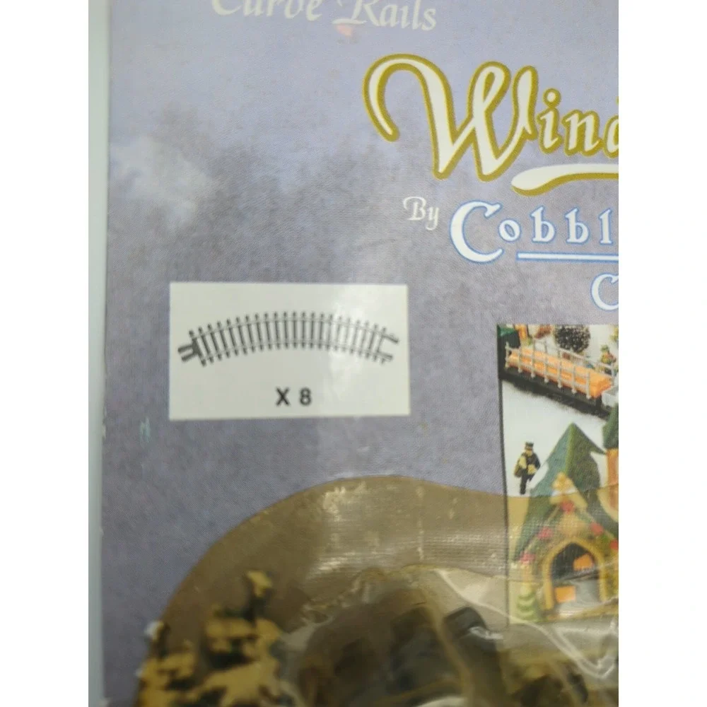 Cobblestone Corners Train Tracks Wyndam Heights 8 Curved & 8 Straight Rails Accy